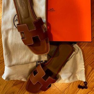 Hermes Oran Sandals